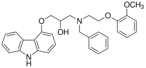 (2RS)-1-{Benzyl[2-(2-methoxyphenoxy)ethyl]amino}-3-(9H-carbazol-4-yloxy)-2-propanol