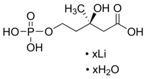 (R)-mevalonic Acid 5-phosphate Lithium Salt Hydrate - Molecular Formula: C6h13o7p