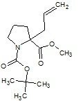 Methyl 2-allyl-1-boc-pyrrolidine-2-carboxylate