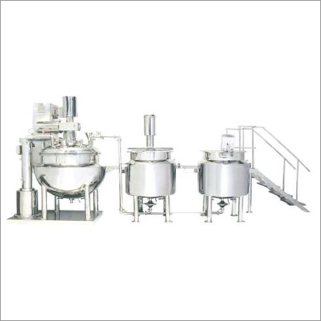 Automatic Ointment Plant - SS316/SS316L Material, Variable Capacity | Dual Speed Agitator, PLC/HMI Control, cGMP Compliant, Easy Cleaning, Efficient Mixing