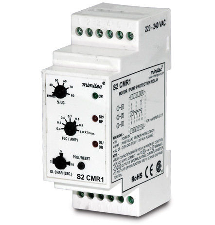 Minilec Motor and Pump Protection Relays S2 CMR1