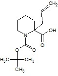 2-Allyl-1-boc-piperidine2-carboxylic acid