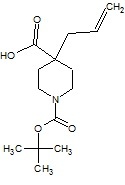 4-Allyl-1-boc-piperidine¬4-carboxylic acid