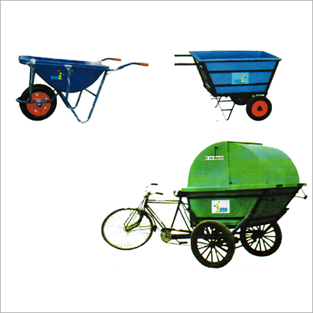 Wheel Barrow Garbage Rickshaw