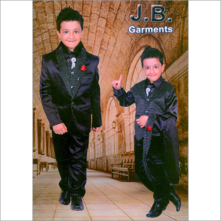Black Children Coat Pant