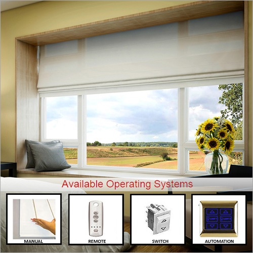 Motorized Roman Blinds