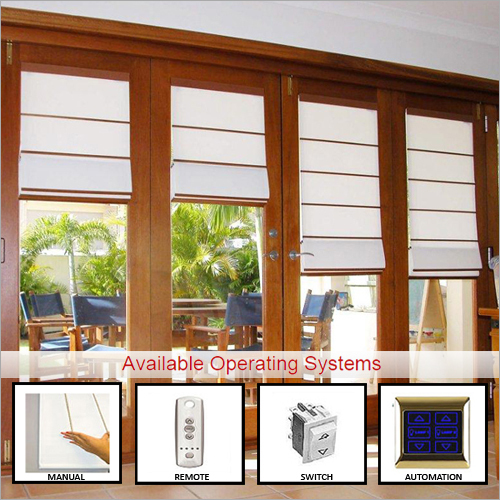 Motorized Roman Blinds