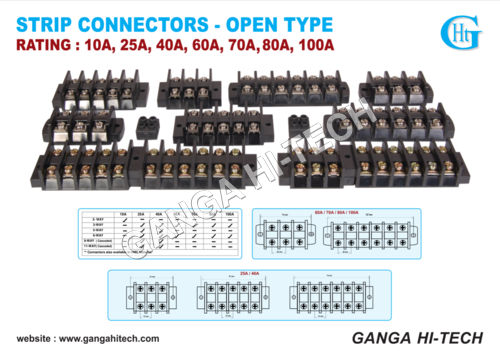 Open Type Strip Connectors