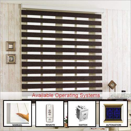 Motorized Zebra Blind For Home