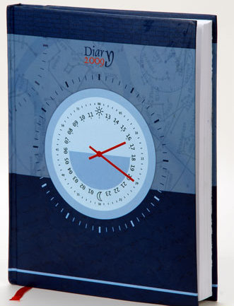 Printed Square Diaries Size: Standard