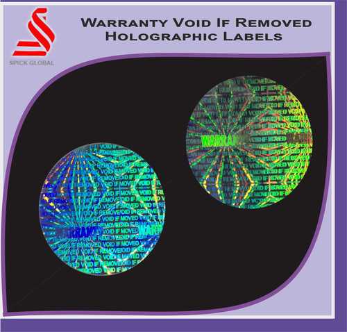 Hologram Warranty Void If Removed Holographic Labels