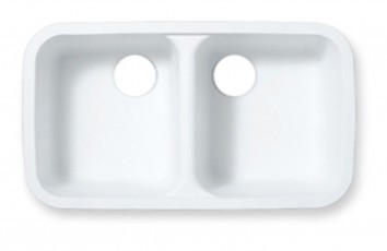 Acrylic Double Sinks