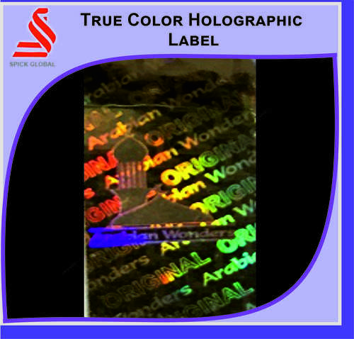 Holographic True Color Hologram Label Sticker By SPICK GLOBAL