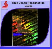 Holographic True Color Hologram Label Sticker