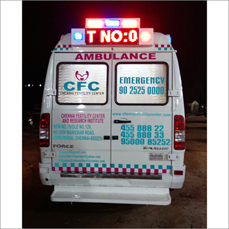 Patient Life Support Ambulance