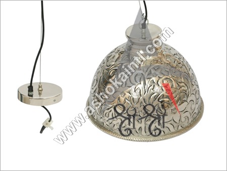 Lamp Pendant Ball Half Floral