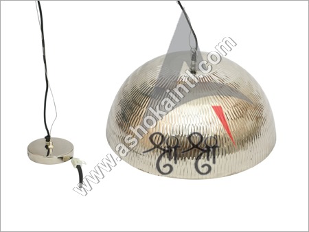 Lamp Pendant Ball Half Round With Lines