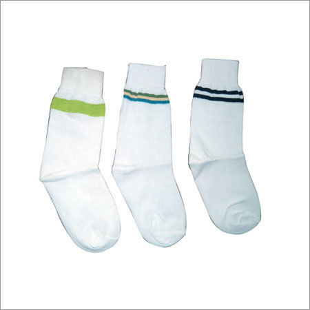 White School Socks