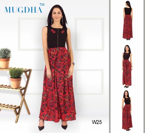 Western Tops-3 Crepe Stitch Dress