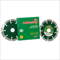 Diamond Saw Blade - Steel, 4 Inch, 125mm Width, 125mm Height, 60cm Length, Silver And Green | Circular Shape, Smooth Finish, Weather Proof