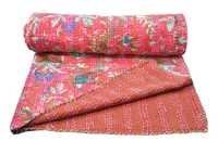 Flower Print Kantha Quilts