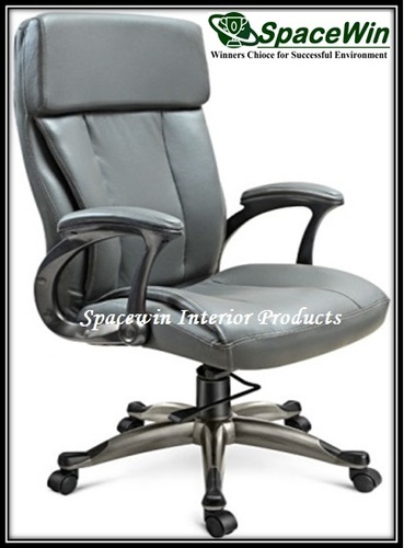 High Back Revolving Chair - Rexine Leather, 110x65x65 cm | Ergonomic Support, Pneumatic Lift, 5 Caster Wheels