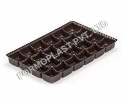Chocolate Packaging Trays - Plastic Material, Customized Color Options | Premium Quality, Superior Finish, Lightweight, Moisture Resistant Design