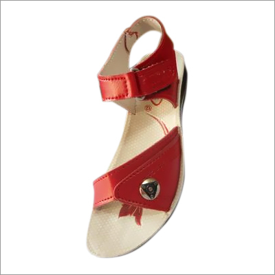 Kids PU Sandals - PU Leather, Multiple Sizes, Red Strap | Lightweight, Sweat-Resistant, Comfortable