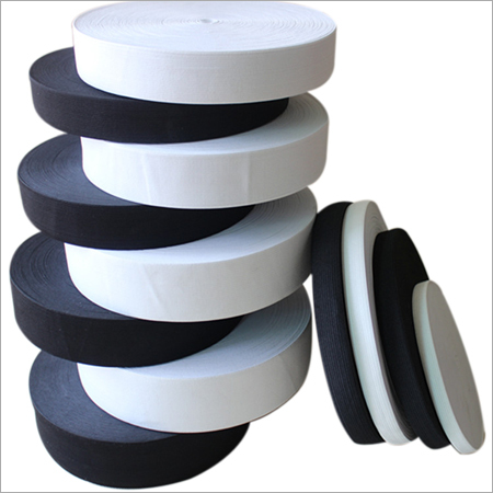 Spandex Elastic - 10-100mm Width, Thick 1-5mm | White/Black, 100-300% Elongation, Durable Stretch, High Elasticity, Soft Texture, Versatile Use