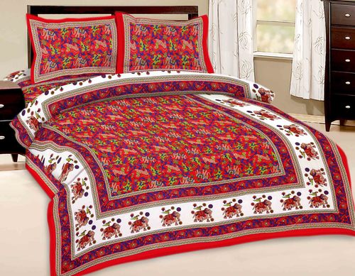 Elephant Designer Bedsheet