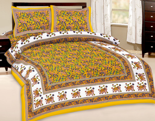 Digital Handmade Design Bedsheet