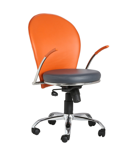 THE NARANJA LB TASK CHAIR ORANGE+GREY