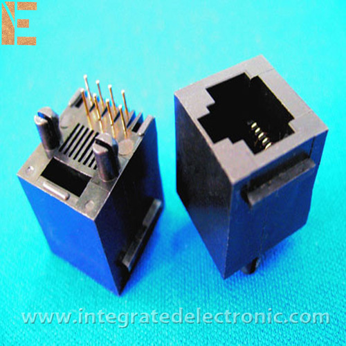 Networking Connectors - Plastic 15x15x15 mm RJ45, Gold Contacts | Integrated Electronics, Data Transfer, Reliable Connection