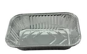 Silver Aluminium Foil Container 650 Ml.