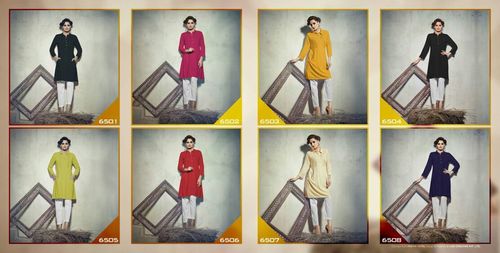 8 Plain Kurtis