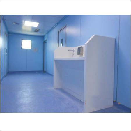 Sensor Operated Corian Scrub Sink