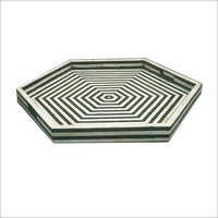 Black & White Bone Inlay Tray