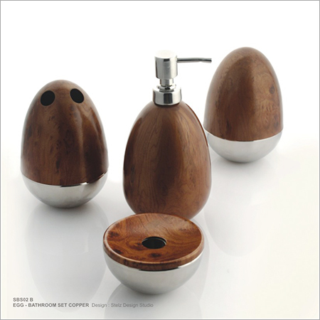 Egg Bathroom Set Copper