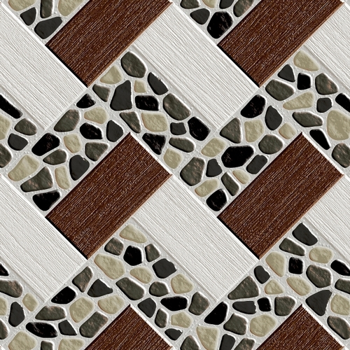 Natural Brown Pebble Stone Floor Tiles