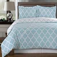 Cotton Comforter - 100% Cotton, King Size , Soft Texture, Washable, Printed Pattern, Mercerized Finish, Wrinkle Resistant, Tear Resistant, Attractive Design, Ideal For Home And Hotel