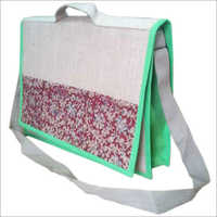 Jute Embroidery Bag - Jute Cotton