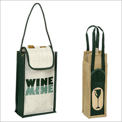 Handmade Jute Wine Bags
