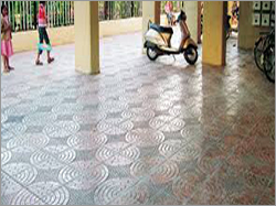 Flower Chequered Tiles
