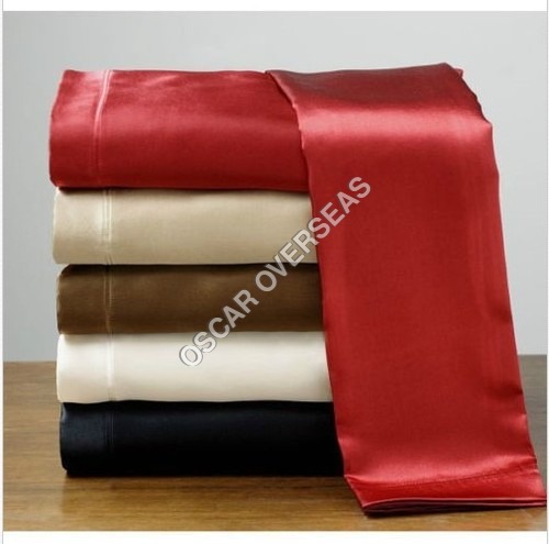 Red Silk Bed Sheet