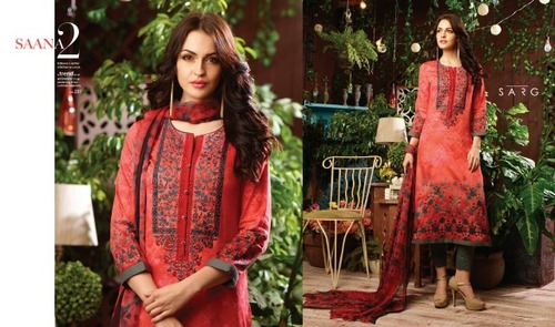 Sarag Sahiba cotton with work suit