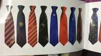 Corporate Tie - Silk Striped Design, Red, Blue, Black & Brown | Fade Resistant, Easy To Wash, Classy Look For All Seasons