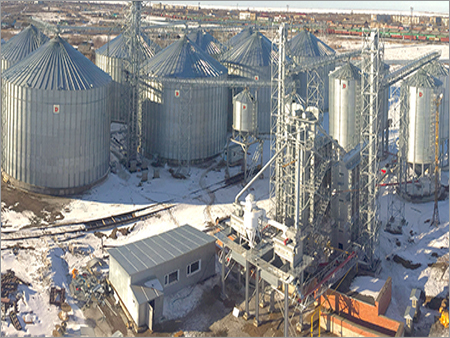 Flat Bottom Grain Storage Silos