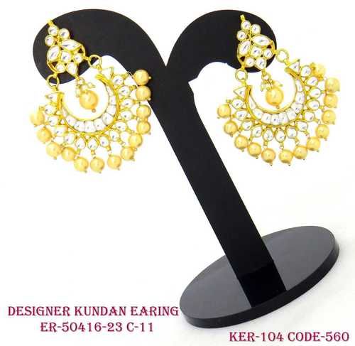 Kundan Earrings Chandballis