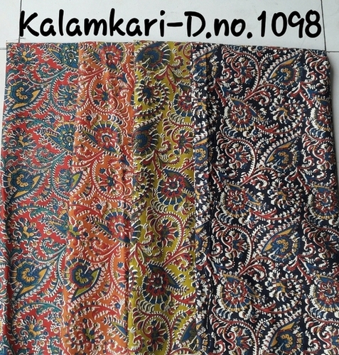 Colored Kalamkari Fabric