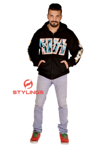 Sweat Shirt - Cotton Blend, Multiple Sizes, Black | Soft Fabric, Stylish Design, Durable Material, Comfortable Fit, Breathable, Zipper Closure